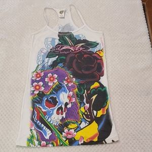 Ed hardy razor back top